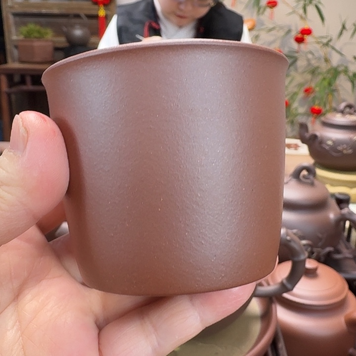 底槽青茶壶手工制作压手主人杯
