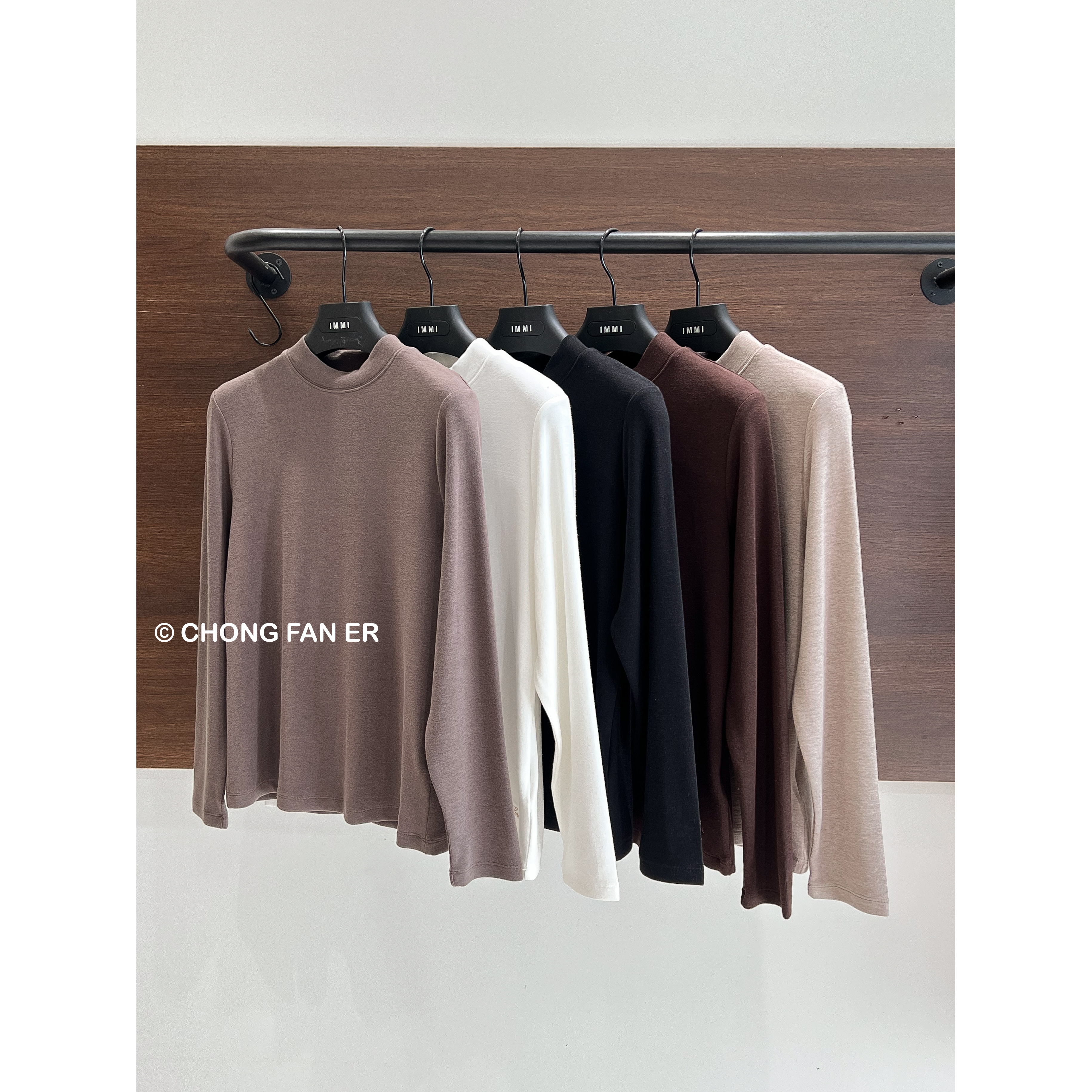 052292 基础半高领打底衫