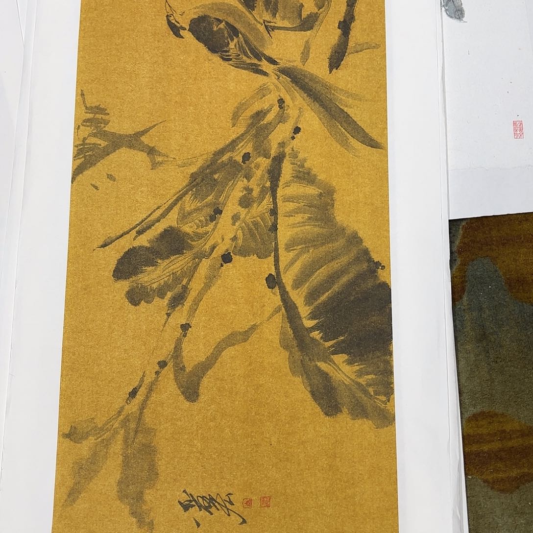 舟***复国画魏晋宏作品童童