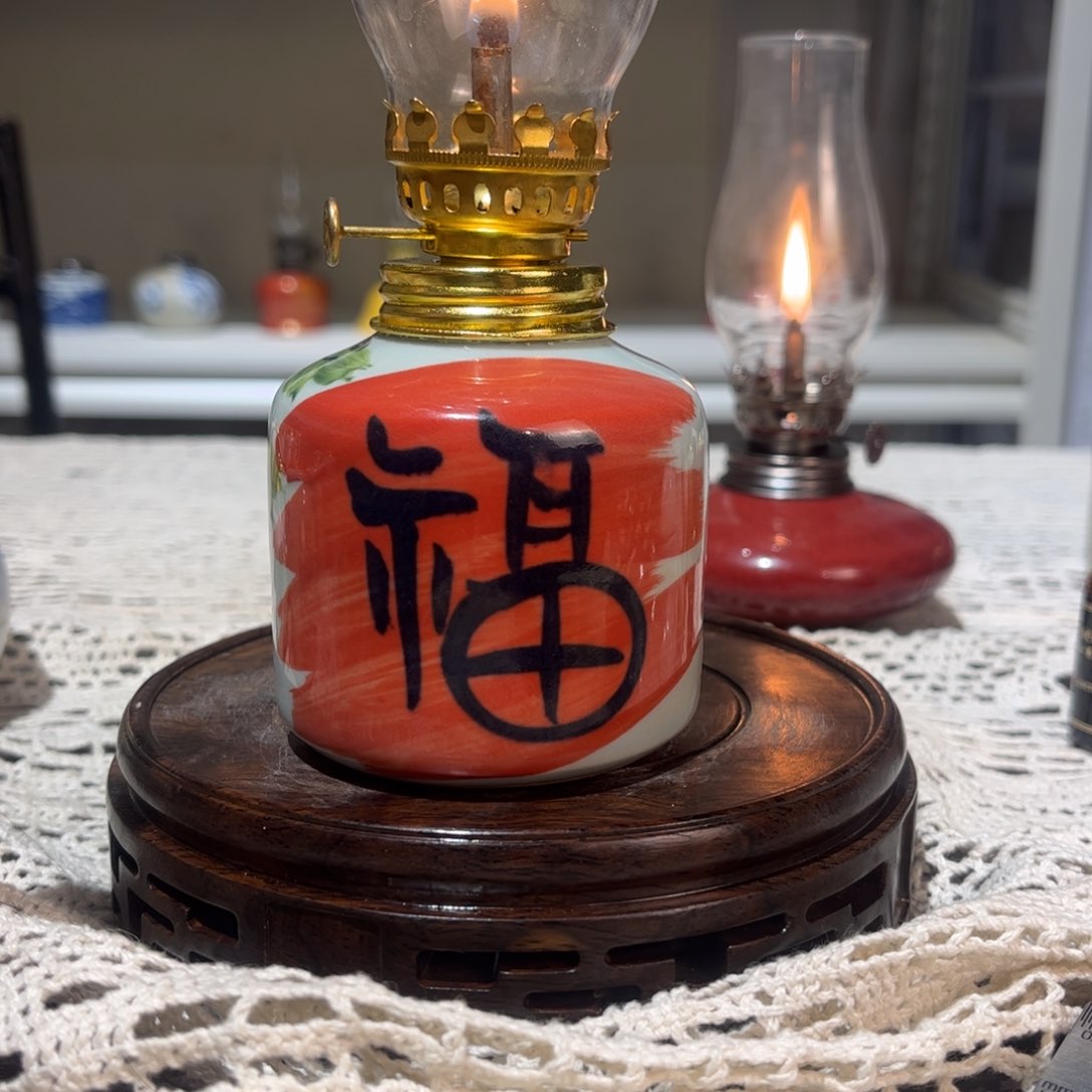 摆件景德镇陶瓷香薰灯