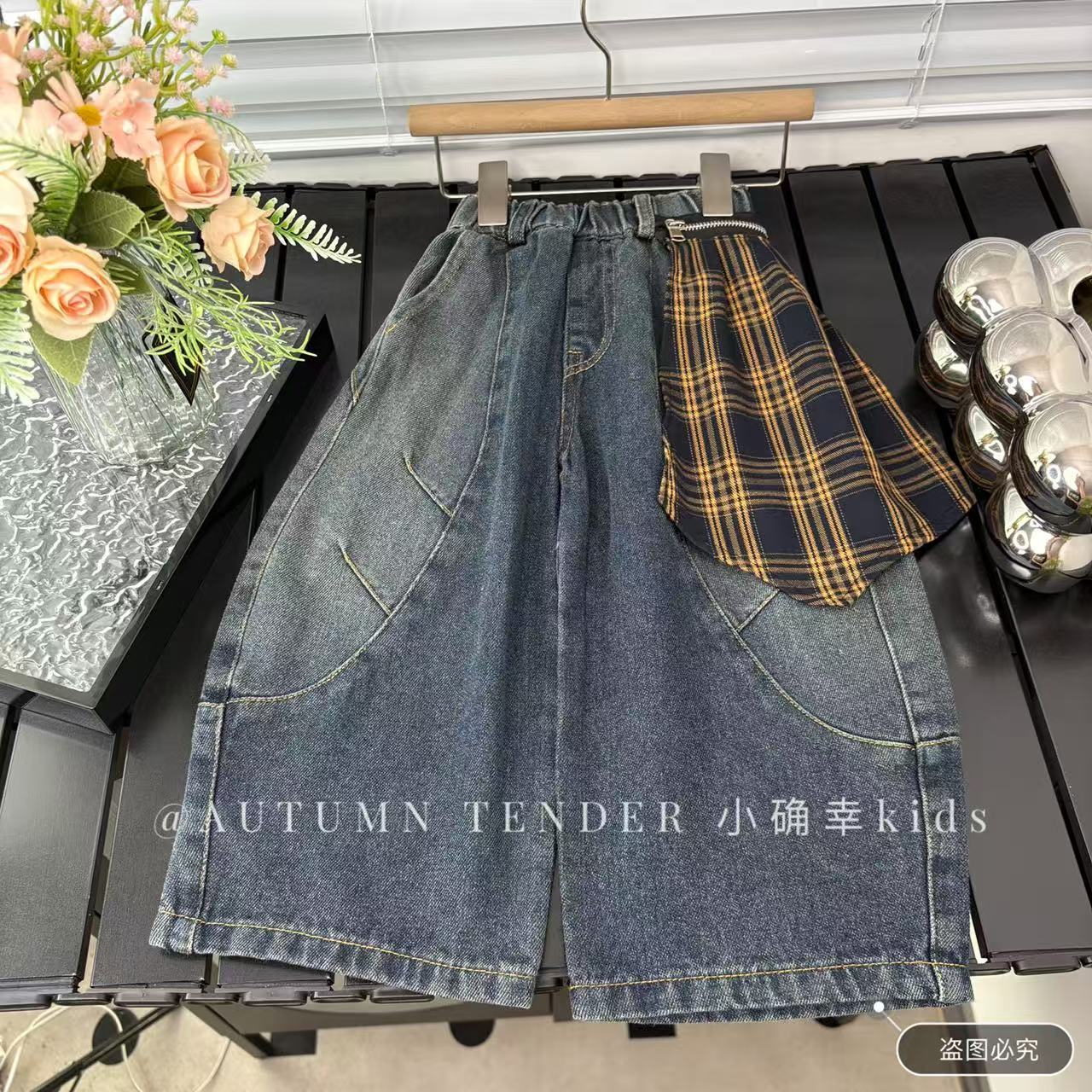 【屁帘软牛仔】2025秋新款牛仔裤男女童款百搭休闲
