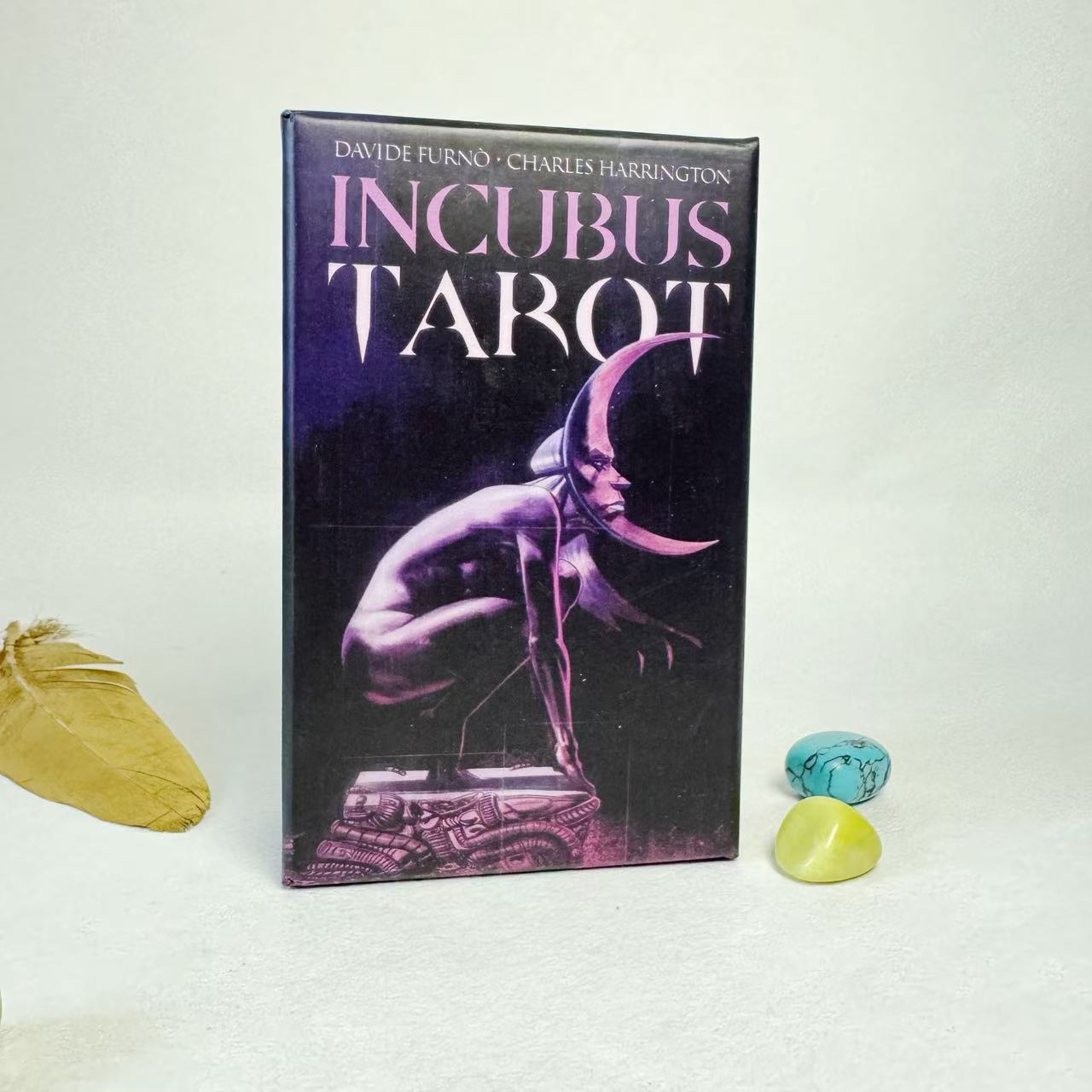 梦魇塔罗牌天地盖12*7cm暗黑风韦特系塔luo拍tarot  高品质祖国版