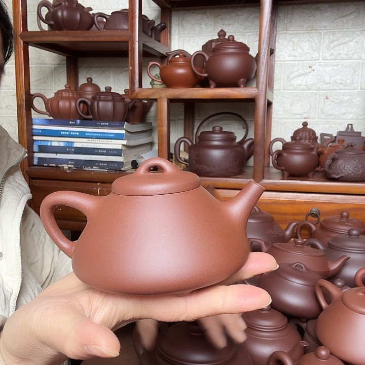 茶壶紫砂子治260cc精工半手工