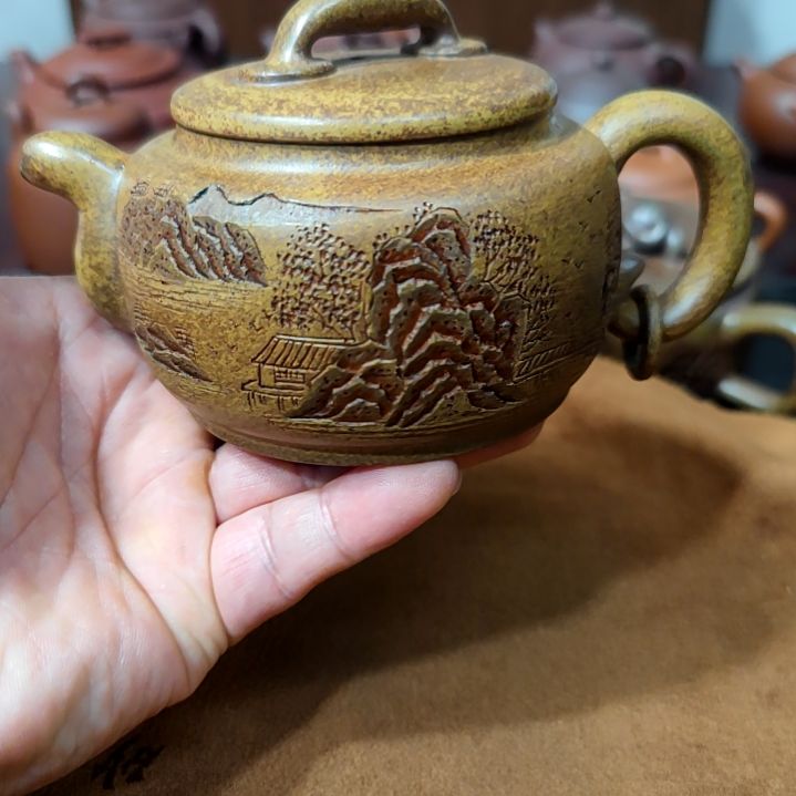 紫砂茶壶宜兴紫砂壶精工