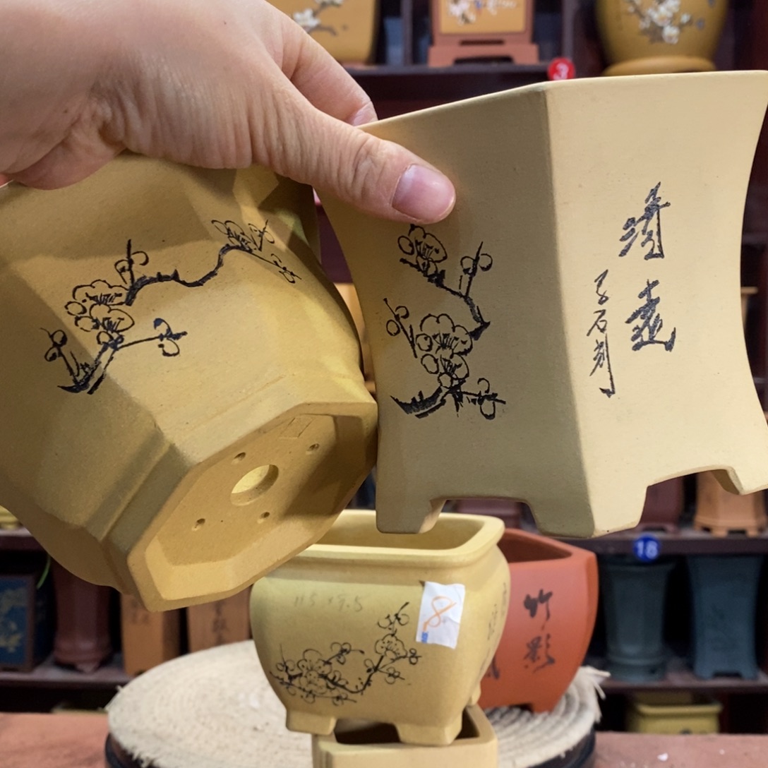 紫砂花盆紫砂花盆