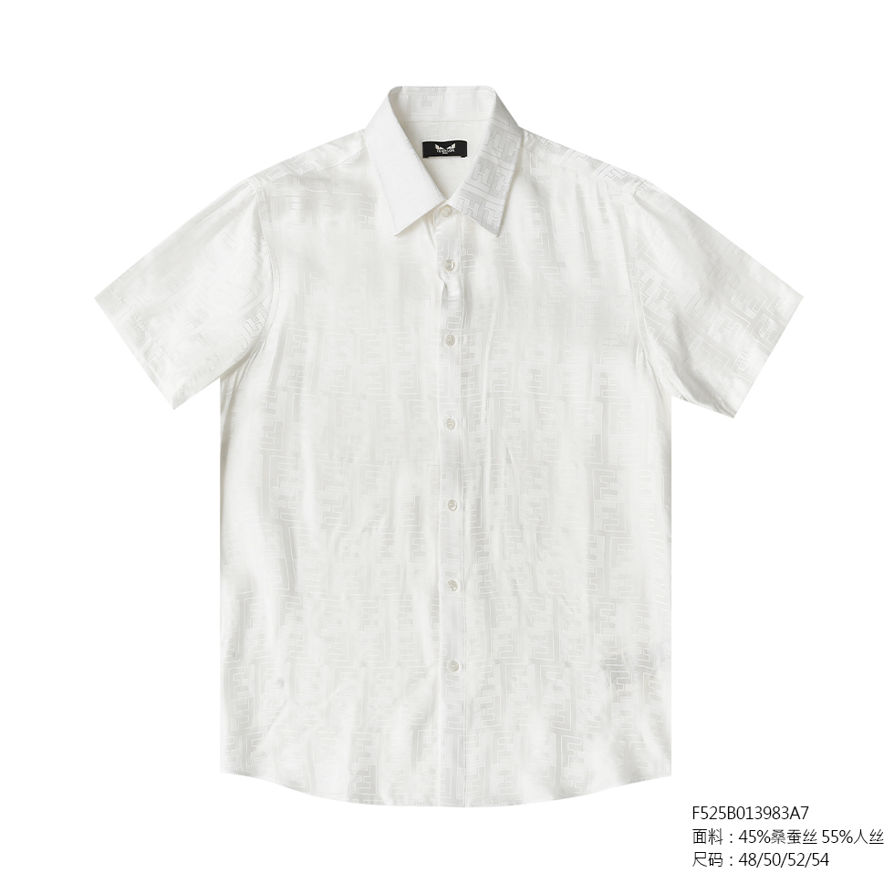 FENDILOR小怪兽25年春夏款男士衬衣 F525B013983A