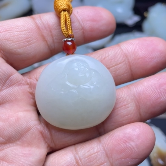 未镶嵌和田玉挂件霖*