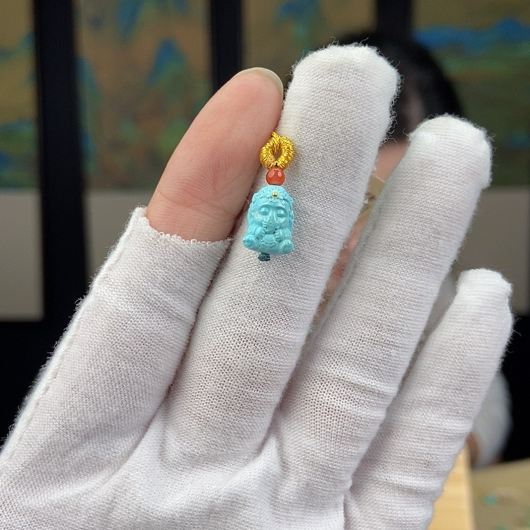 未镶嵌绿松石珠宝奇石