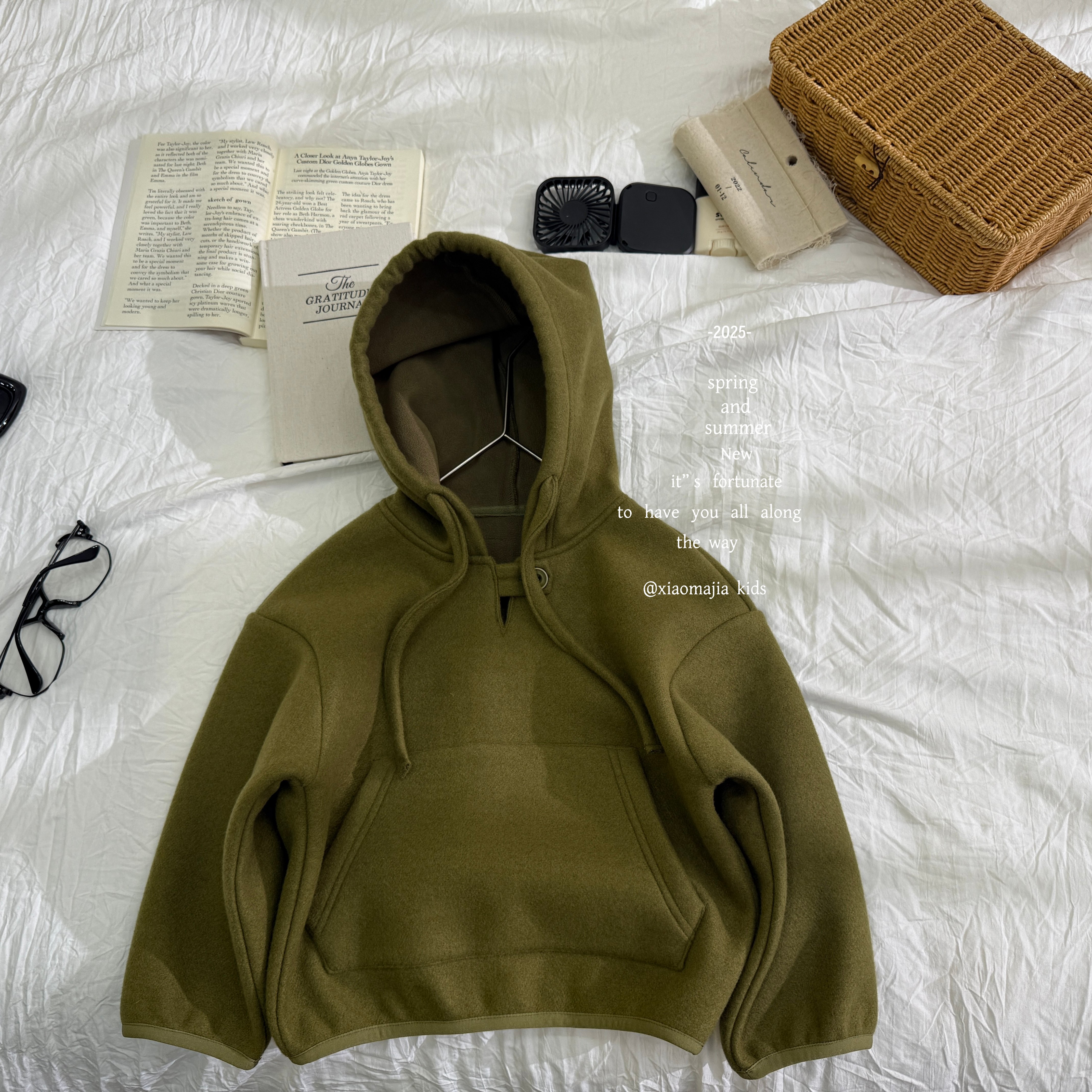 现货-小马家2025儿童冬款加绒一体绒卫衣D-6680潮流时尚宽松百搭