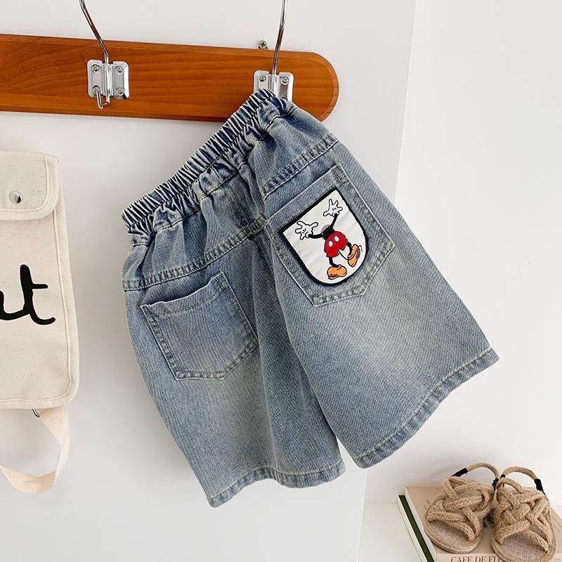 男童牛仔短裤夏季薄款2025新款中小童五分裤宝宝时尚洋气休闲中裤