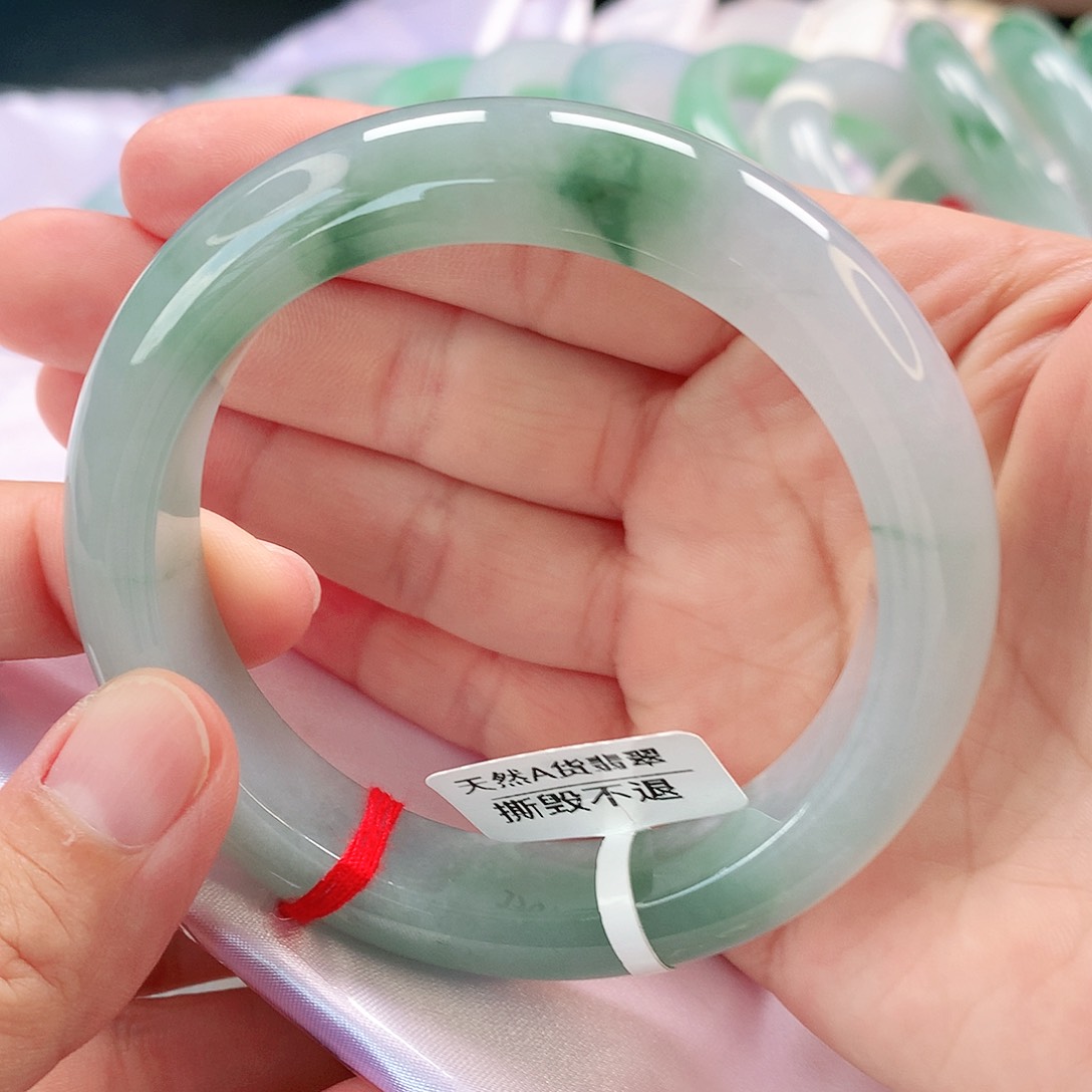 翡翠手镯未镶嵌57正