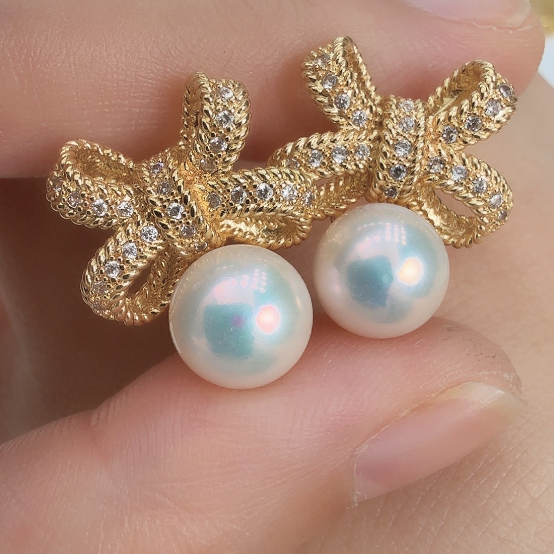 耳饰未镶嵌淡水珍珠