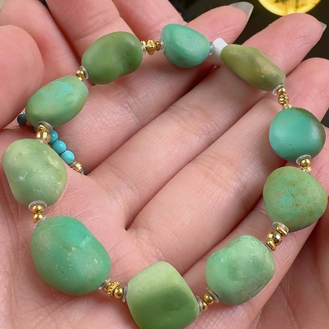 绿松石珠宝奇石未镶嵌