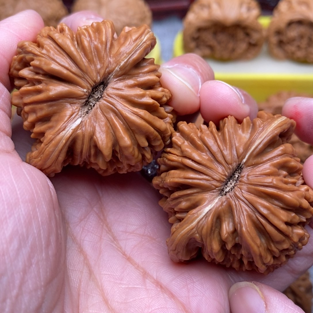 文玩核桃把件毕业精品四座楼47尺