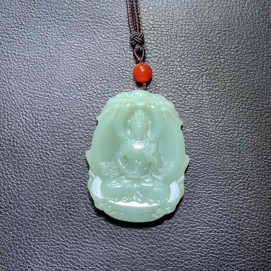 和田玉颈饰未镶嵌随***玉