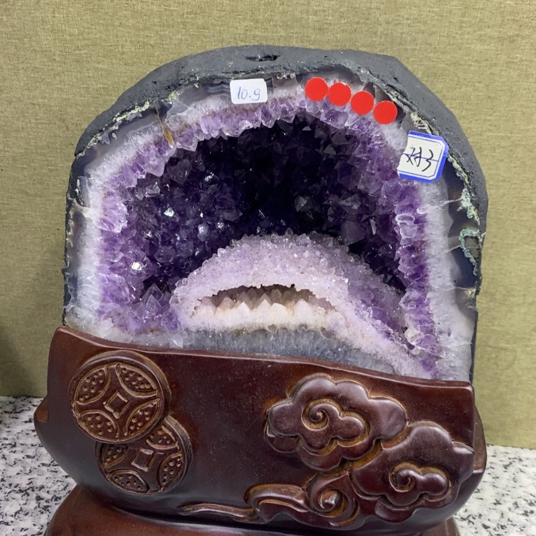 大型摆件（非配饰）未镶嵌水晶紫水晶109