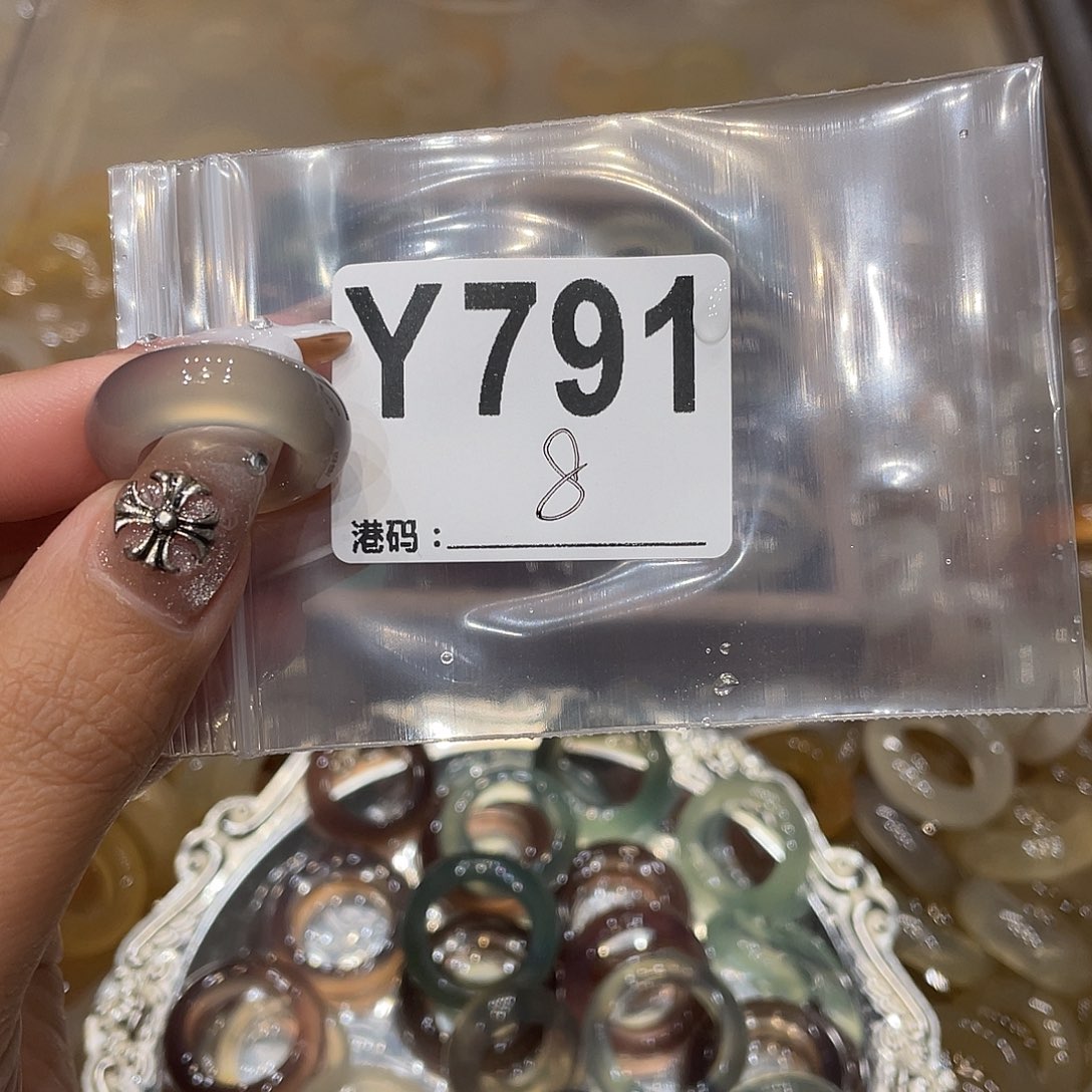 玛瑙/玉髓未镶嵌戒指791