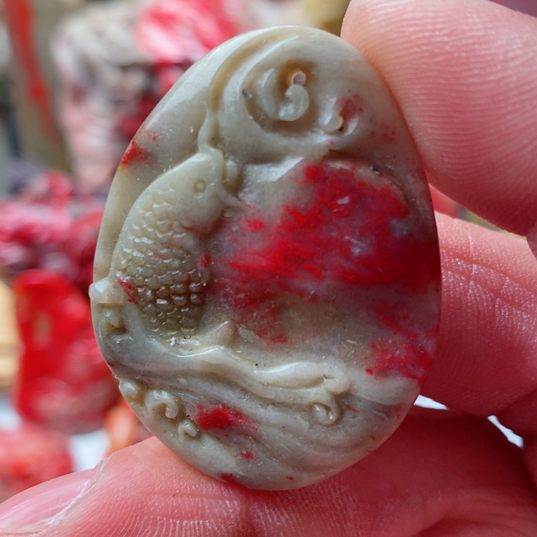 昌化鸡血石昌化鸡血石挂件