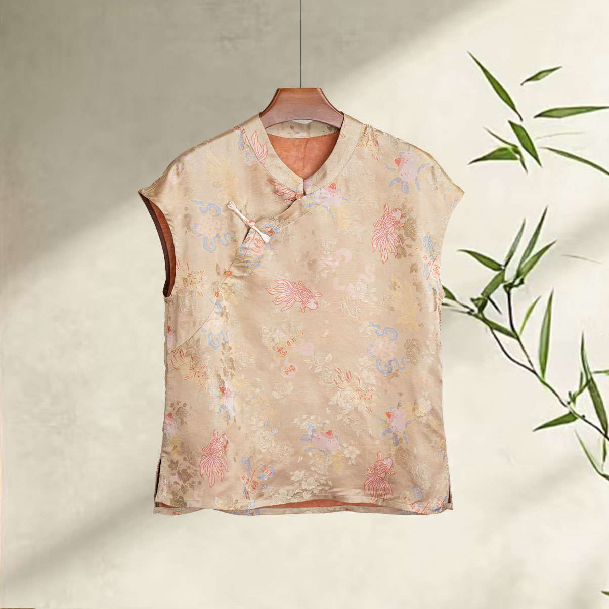 [锦鲤]2025夏季中式国风新款短袖T恤2197