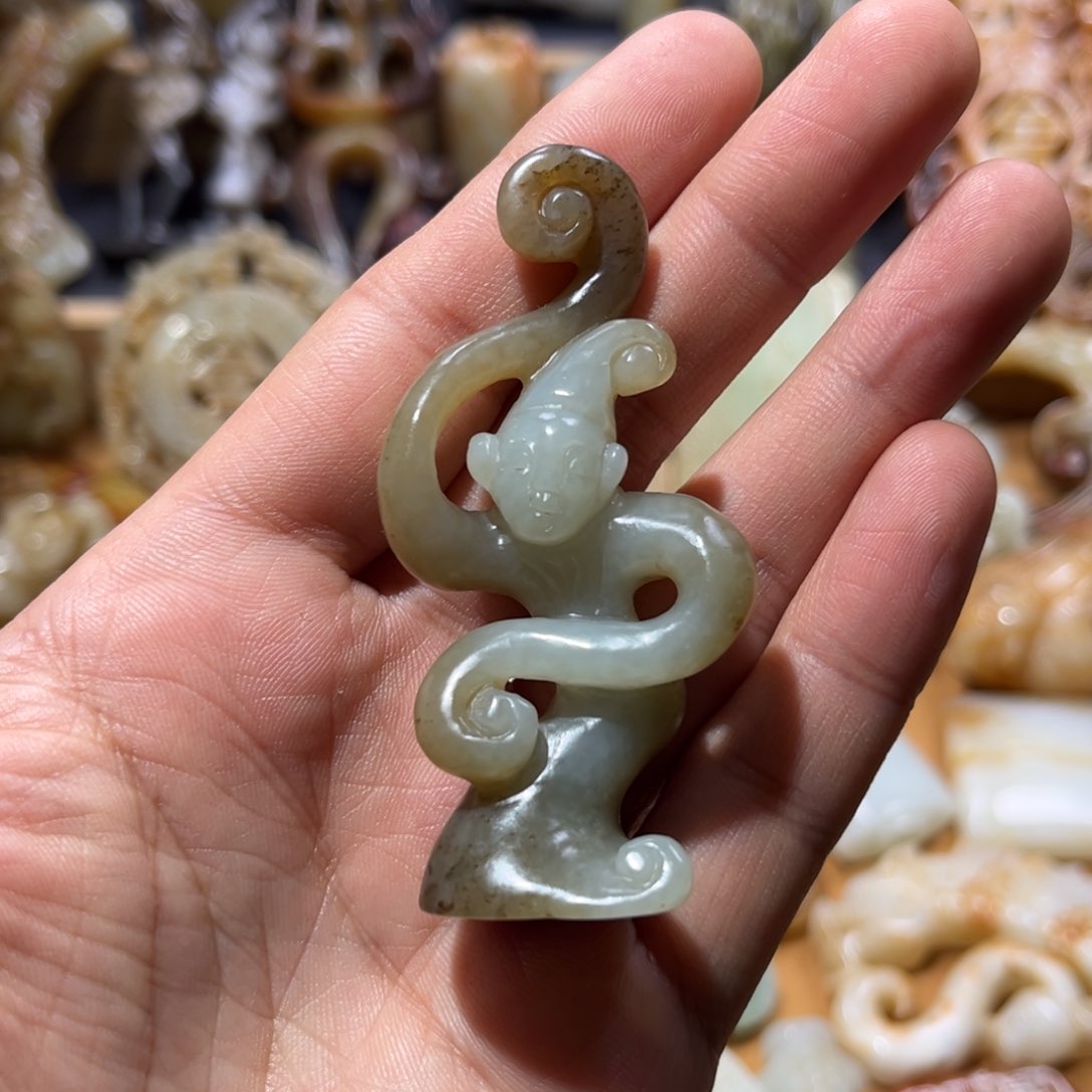 和田玉把件未镶嵌