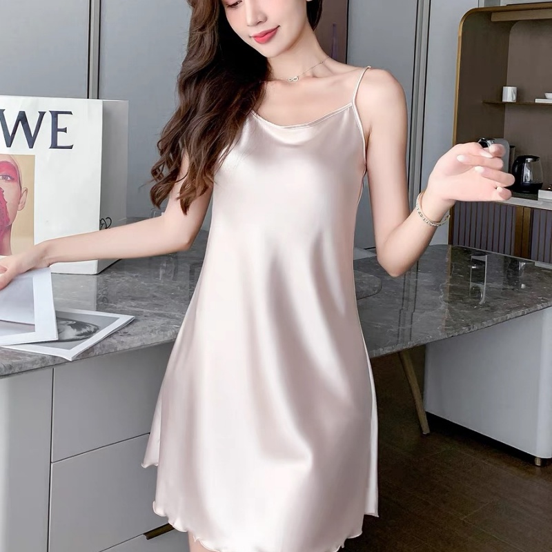 冰丝夏季吊带连衣裙A15