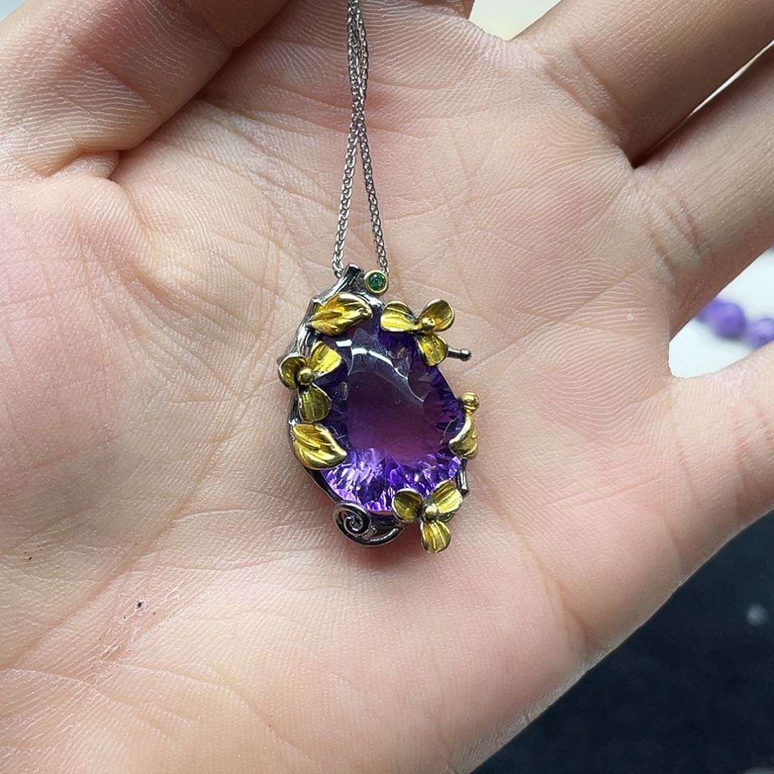 水晶手链未镶嵌紫水晶