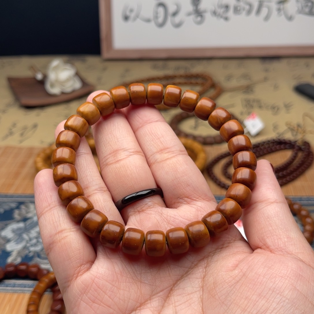 紫金鼠手串?***?实心短轴10