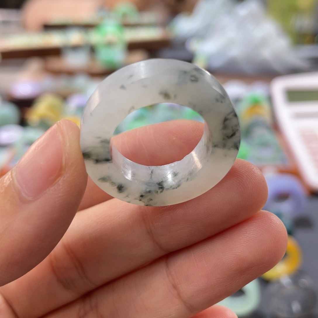 定制翡翠未镶嵌圈口13-21