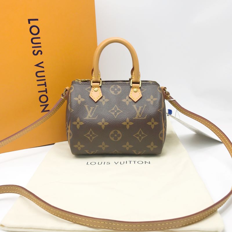 95新 LouisVuitton/路易威登 洋诚二手 LV老花sp nano斜挎包