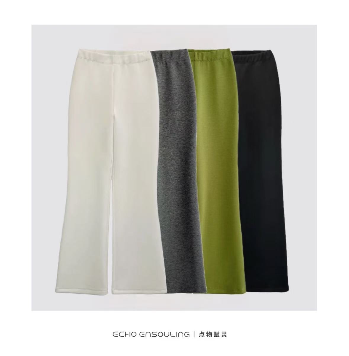 E53043｜女神裤微拉修身弹力时尚显瘦托腹休闲裤｜点物赋灵牛仔裤