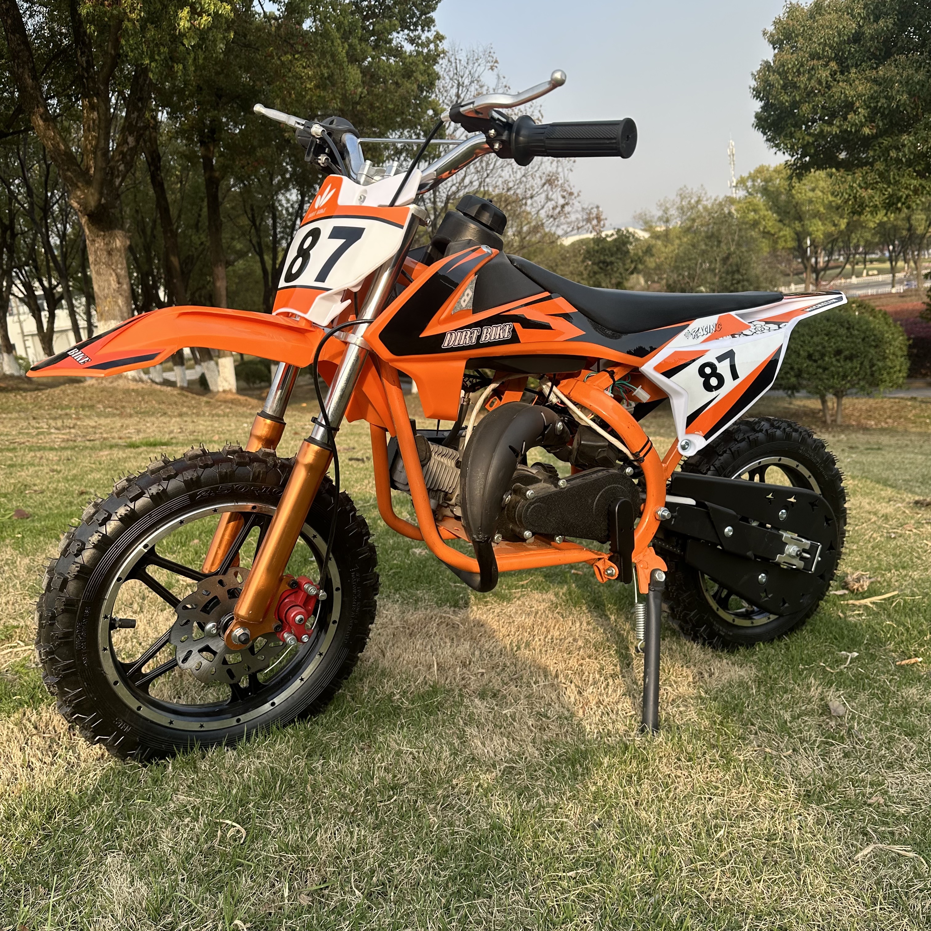 49cc迷你摩托车儿童小越野山地小型两冲程机车2号