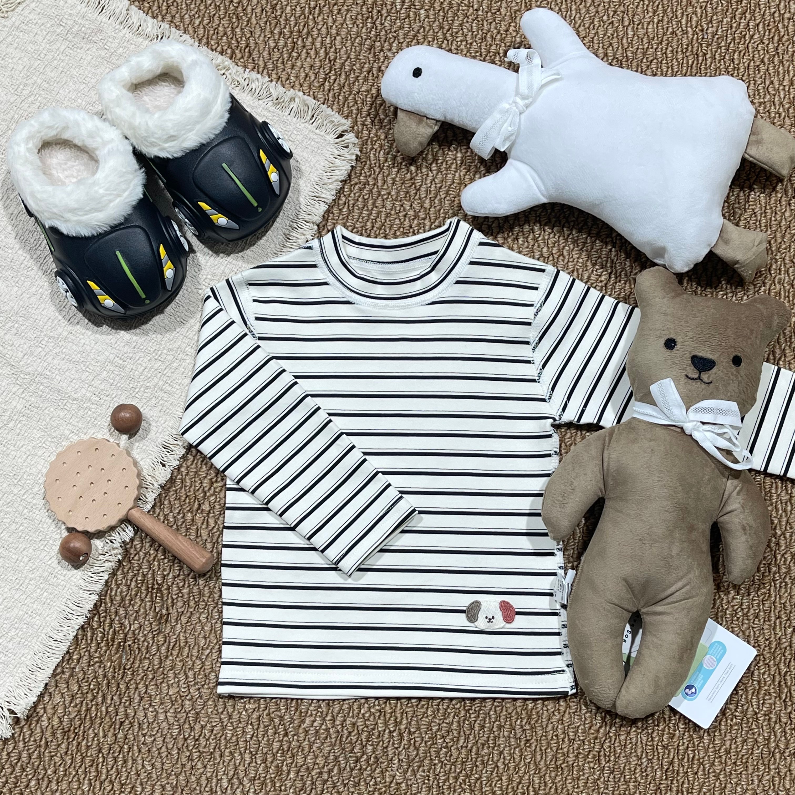 【0237】Bos舒绒300克半高领百搭打底衣宝宝