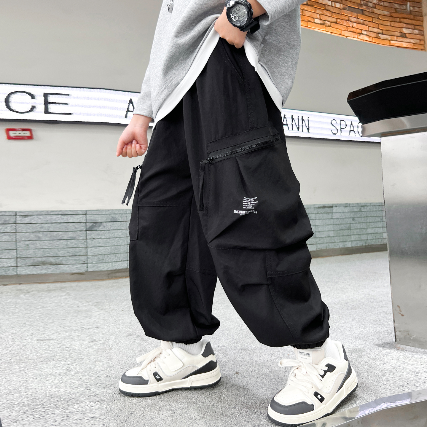 男童裤子春秋款2025新款中大童儿童秋装薄款长裤【滔滔】A5259