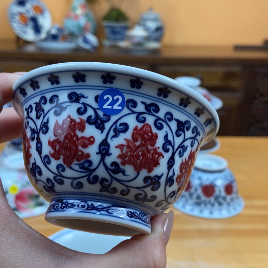 手绘现代茶具非古董句**生