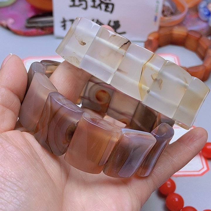 【闪购商品】玛瑙/玉髓珠宝半成品未镶嵌生**快