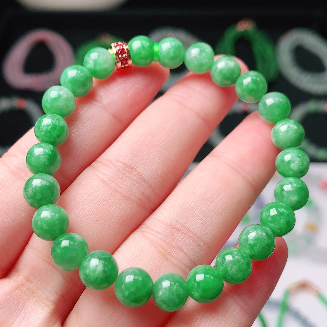 未镶嵌手链翡翠翡翠