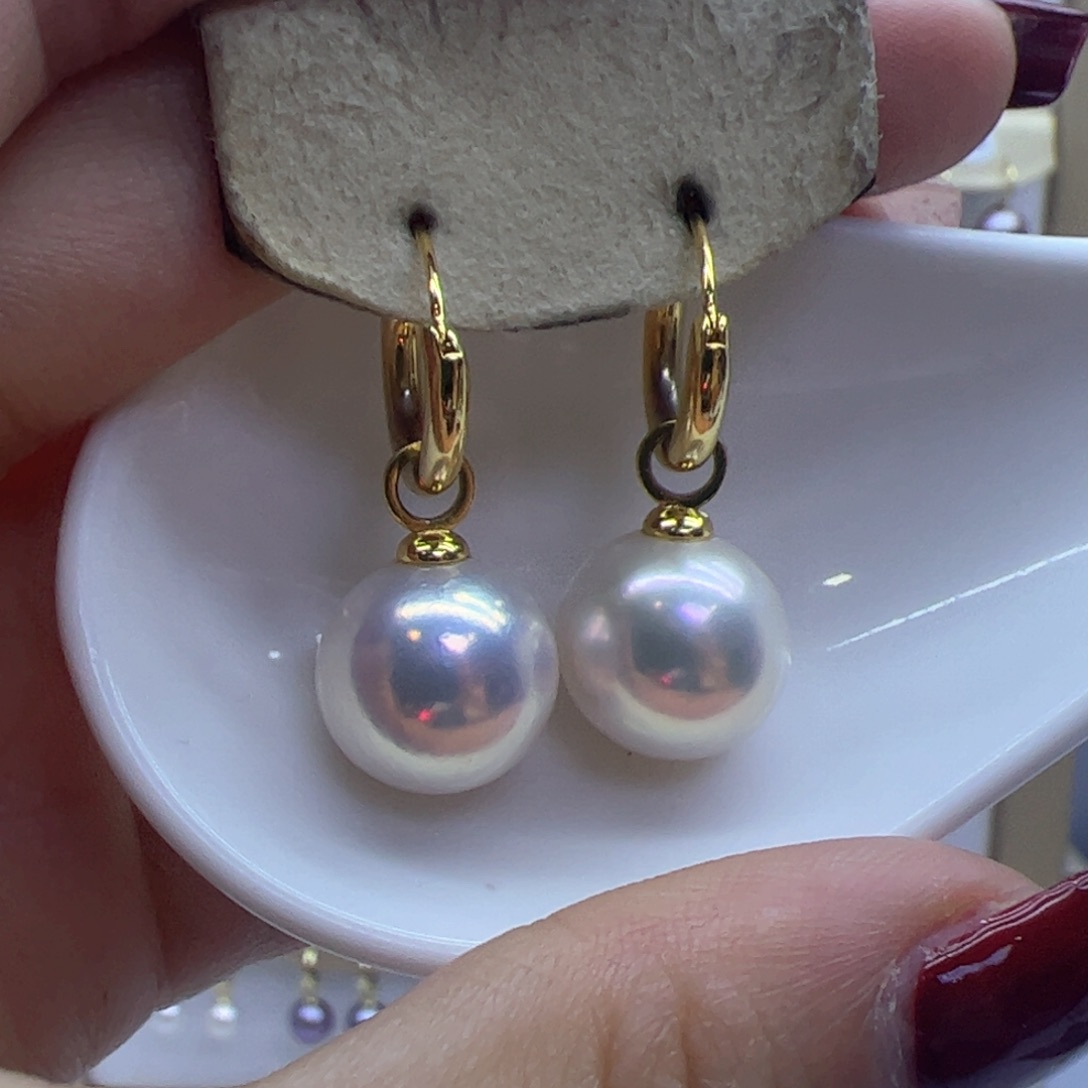 淡水珍珠耳饰未镶嵌