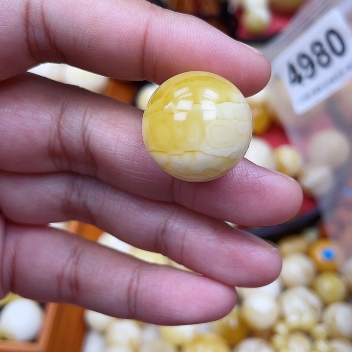 蜜蜡未镶嵌珠宝奇石粉21