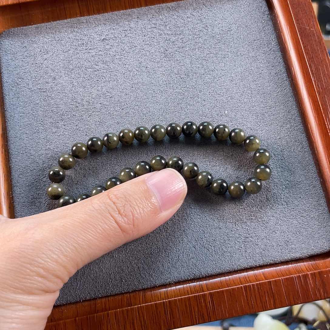 和田玉手串未镶嵌