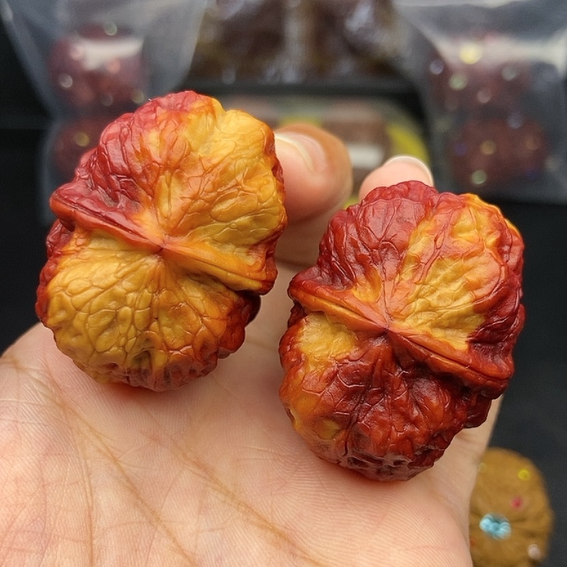 【闪购商品】把件文玩核桃40尺方尊妖蟾