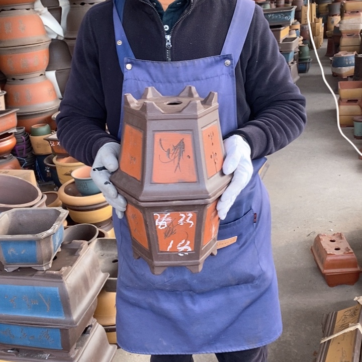 紫砂花盆紫砂花盆