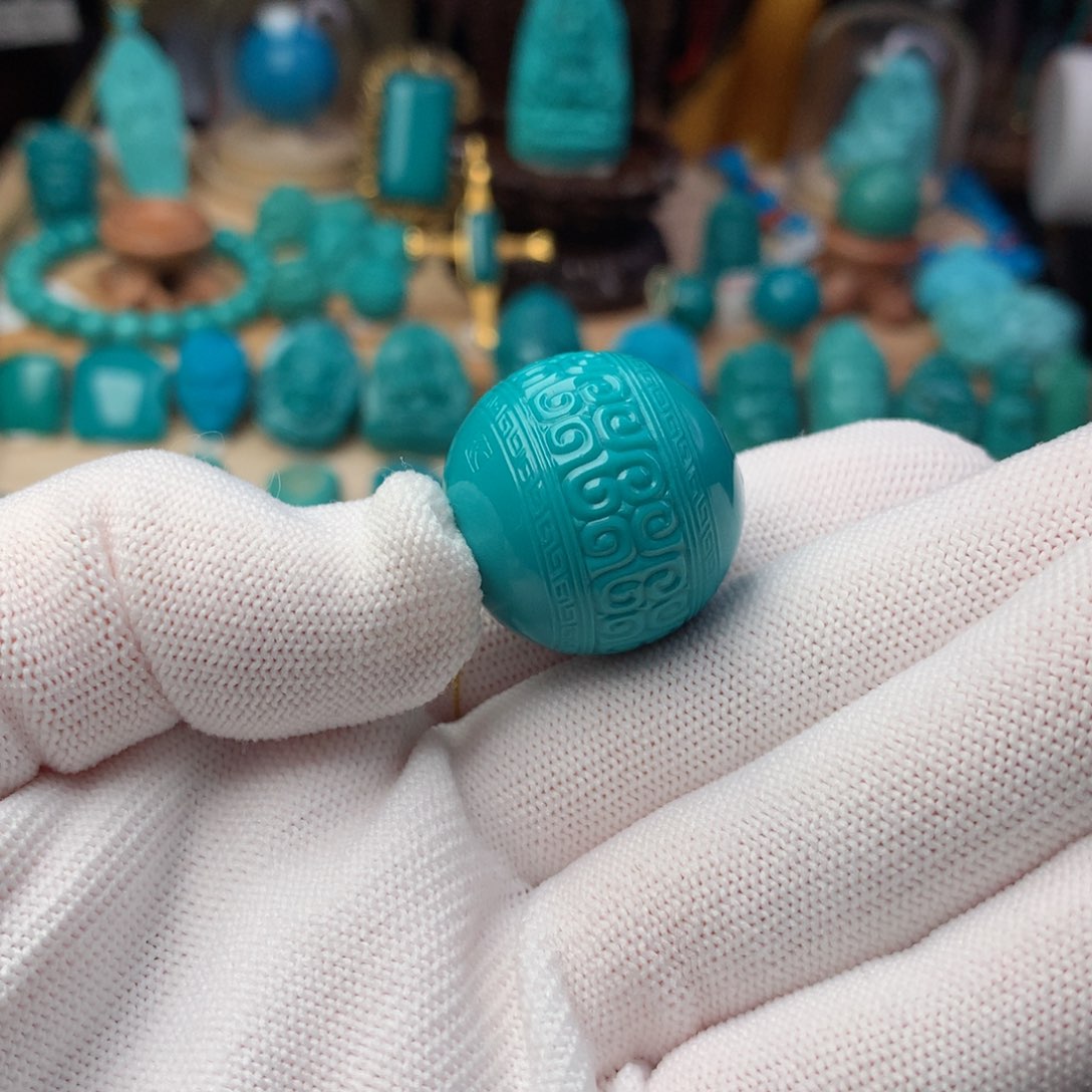 绿松石珠宝奇石未镶嵌陈*