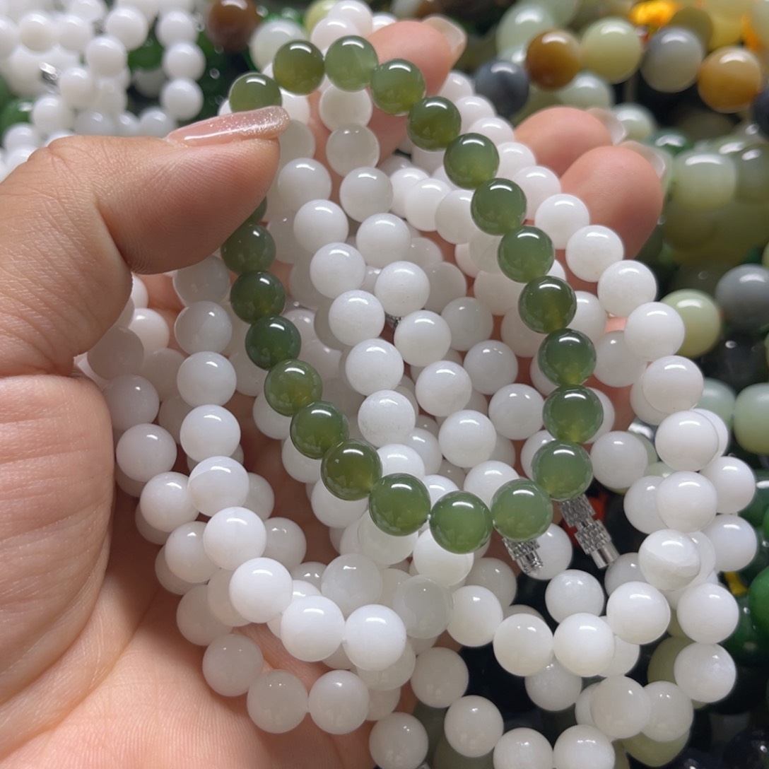 和田玉手链未镶嵌