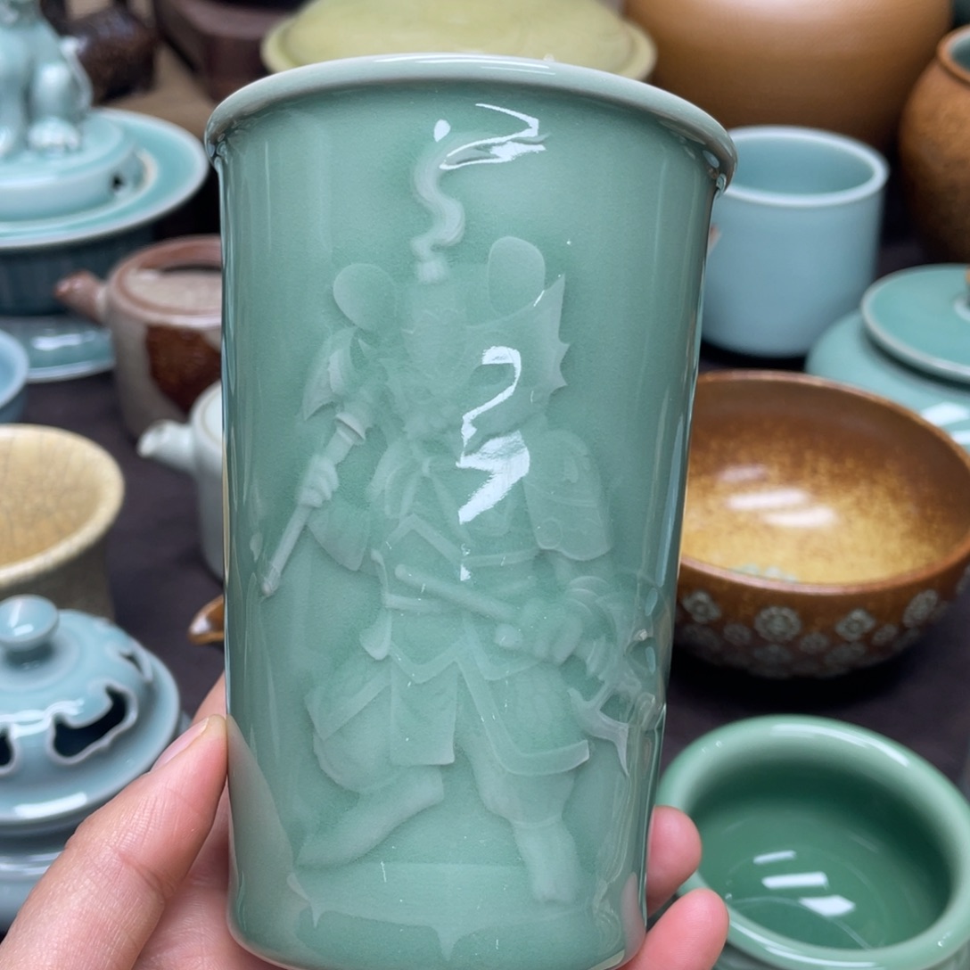 福利青瓷茶具微瑕杯子