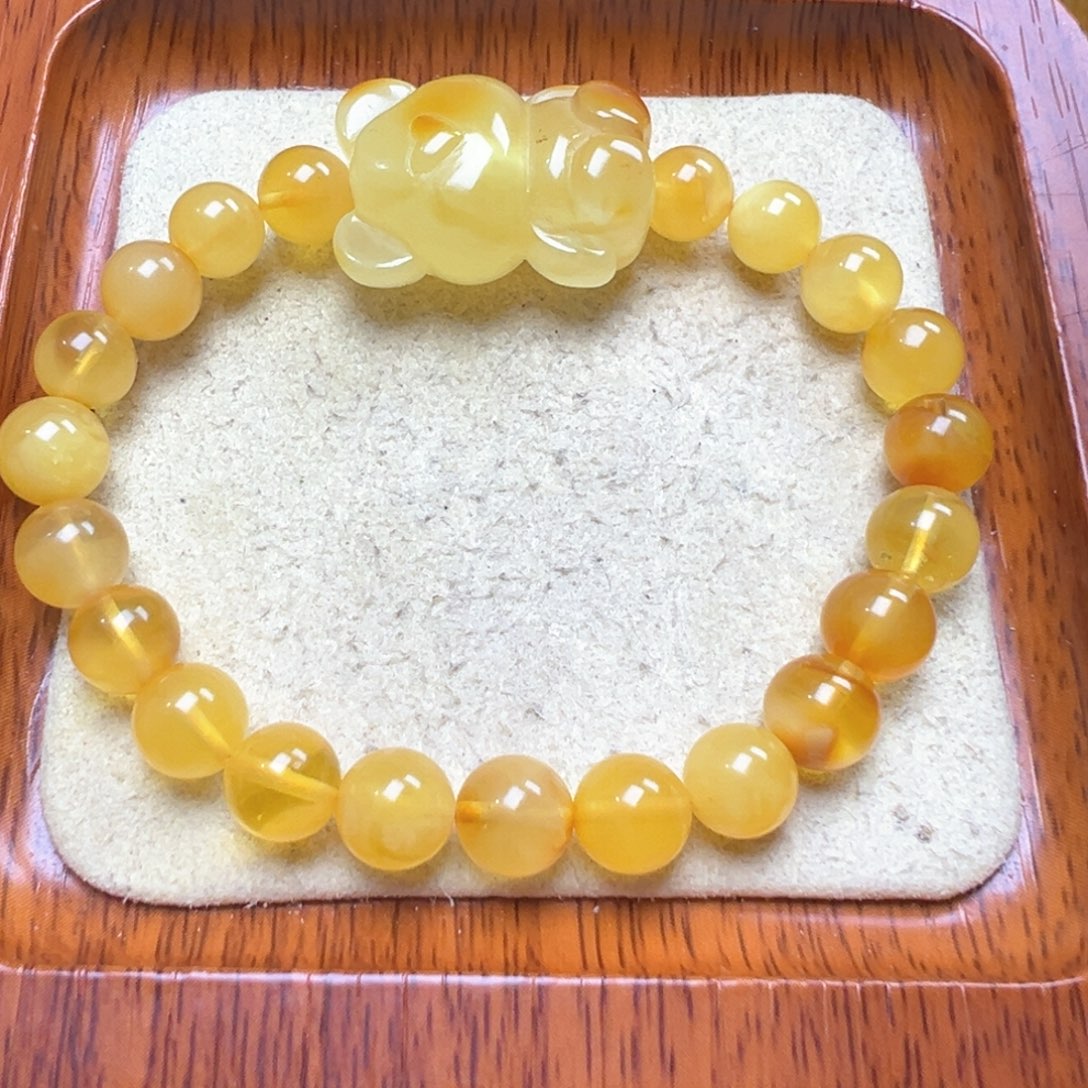 琥珀吊坠(不含链)未镶嵌