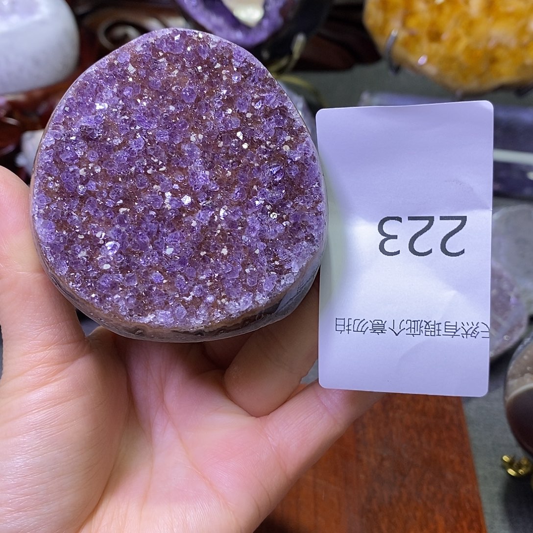 珠宝半成品紫晶未镶嵌