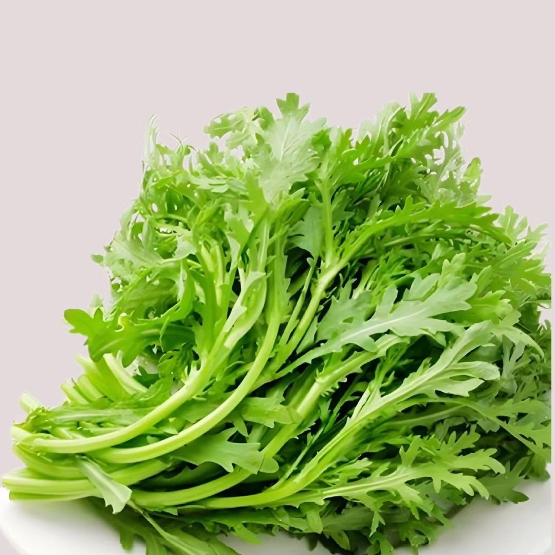 {顺丰包邮}苏北农家新鲜头茬小叶茼蒿菜鲜嫩可口现采3斤/4斤