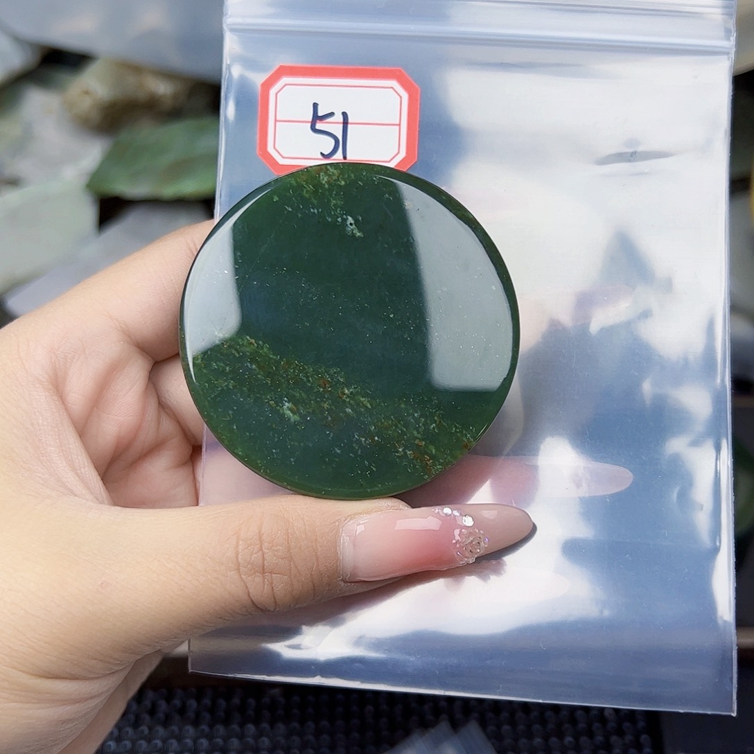 和田玉珠宝半成品未镶嵌