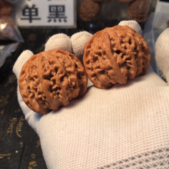 文玩核桃把件苹果园43mm