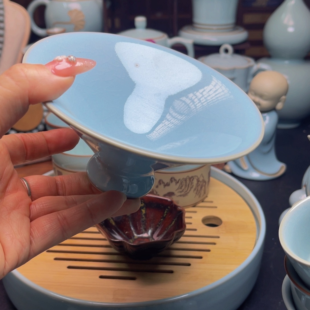 【闪购商品】摆件陶汝州壶壶，杯壶，杯